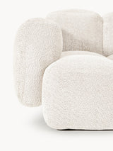 Bom Üçlü Koltuk Kırık Beyaz Teddy