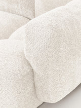 Bom Üçlü Koltuk Kırık Beyaz Teddy