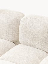 Bom Üçlü Koltuk Kırık Beyaz Teddy