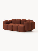 Bom Üçlü Koltuk Terakota Bukle