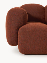 Bom Üçlü Koltuk Terakota Bukle