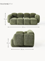 Bom Üçlü Koltuk Yeşil Teddy