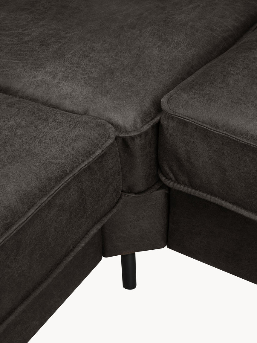 Brooks Big Köşe Koltuk Gri Kahve