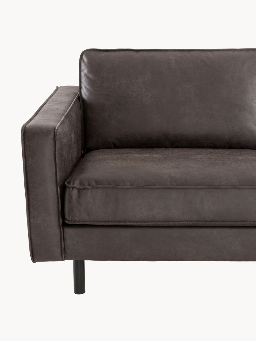 Brooks Dörtlü Koltuk Gri Kahve