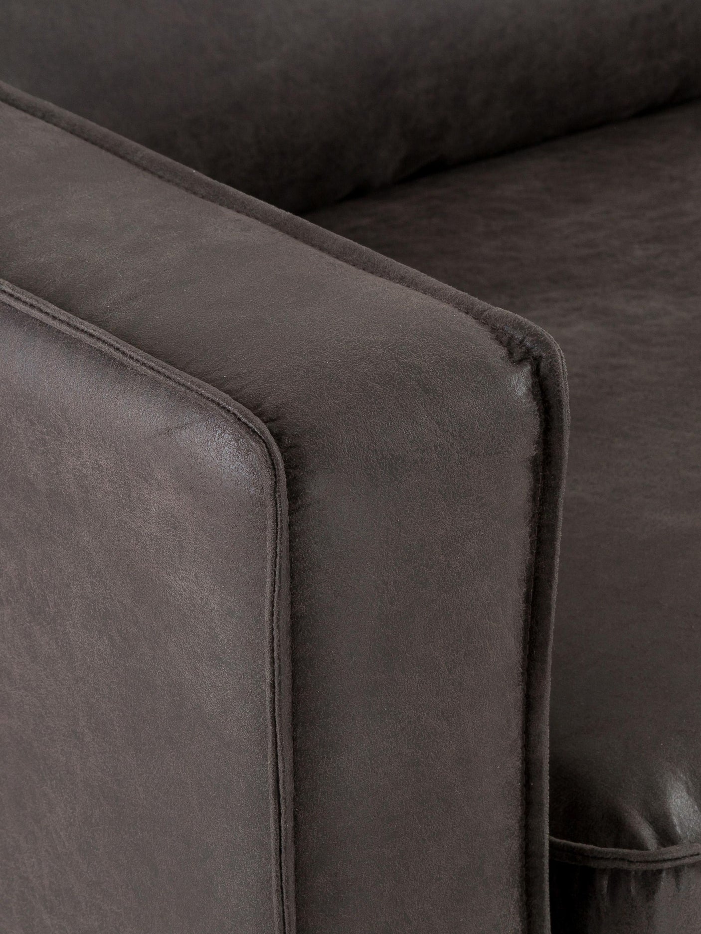 Brooks Dörtlü Koltuk Gri Kahve