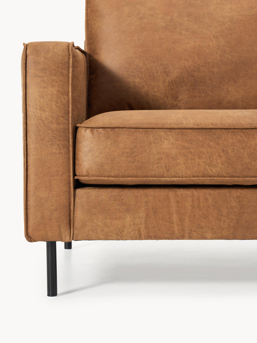 Brooks Dörtlü Koltuk Taba Kahve