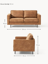 Brooks İkili Koltuk Taba Kahve