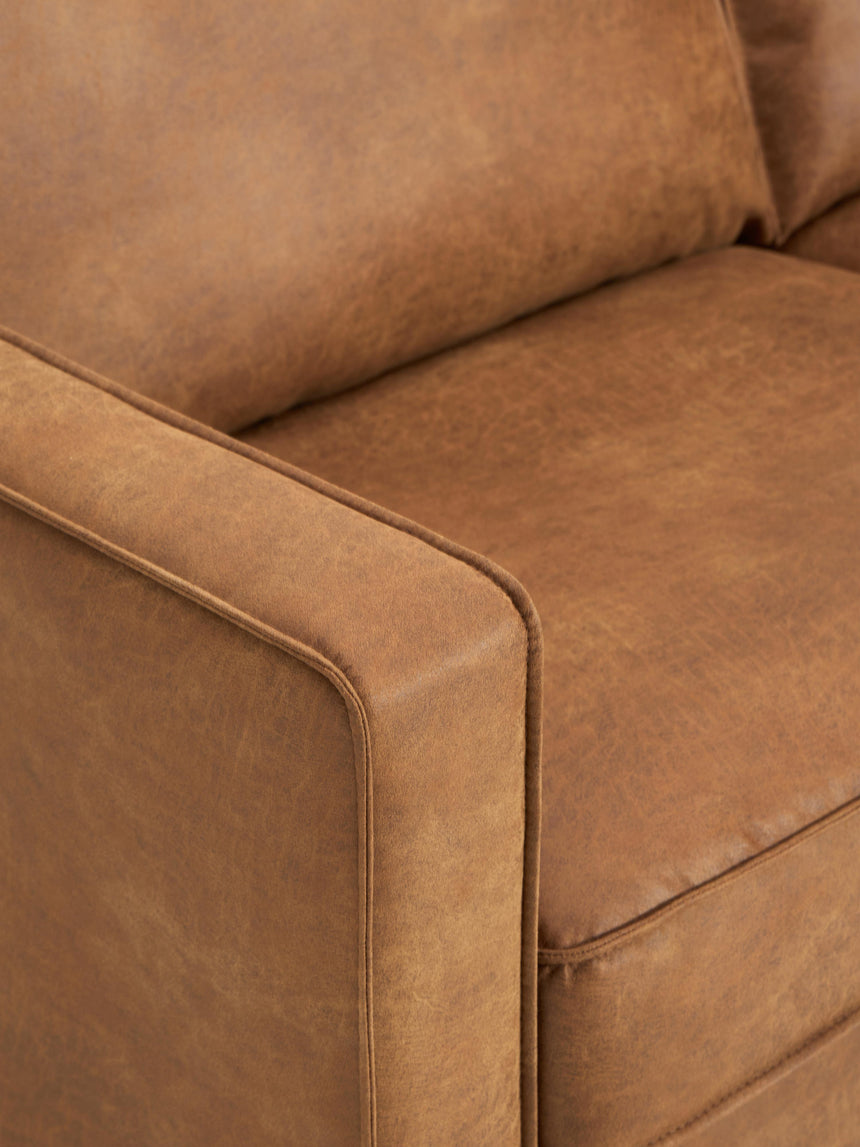 Brooks Köşe Koltuk Taba Kahve