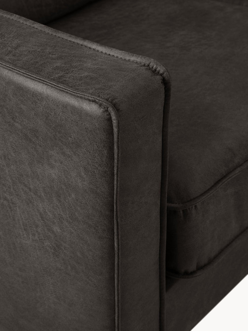 Brooks Large Köşe Koltuk Gri Kahve