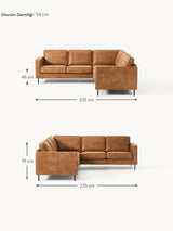 Brooks Large Köşe Koltuk Taba Kahve