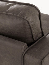 Brooks Üçlü Koltuk Gri Kahve