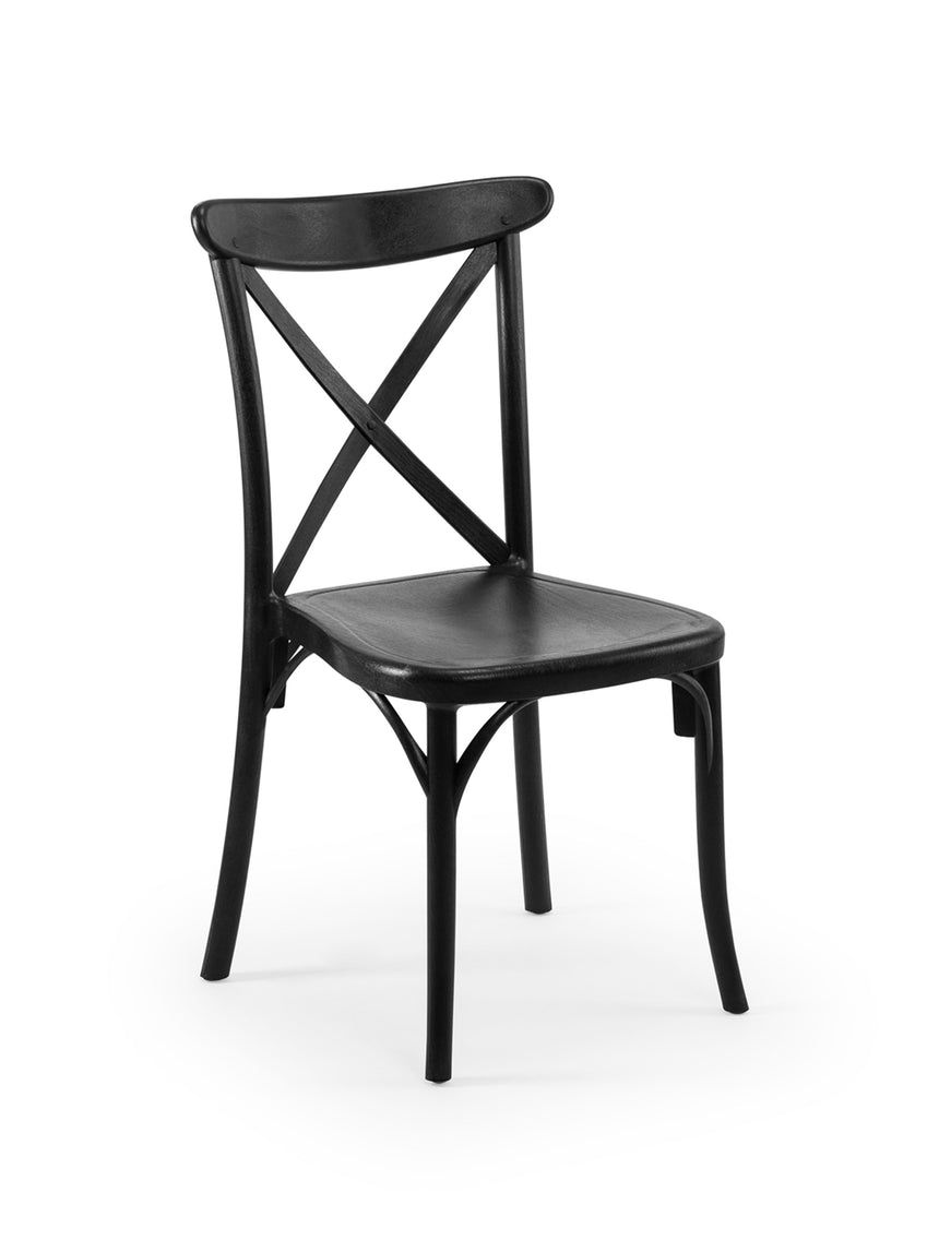 Capri Polipropilen Sandalye Siyah