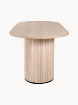 Chelsea Ahşap Yemek Masası Beyaz Meşe