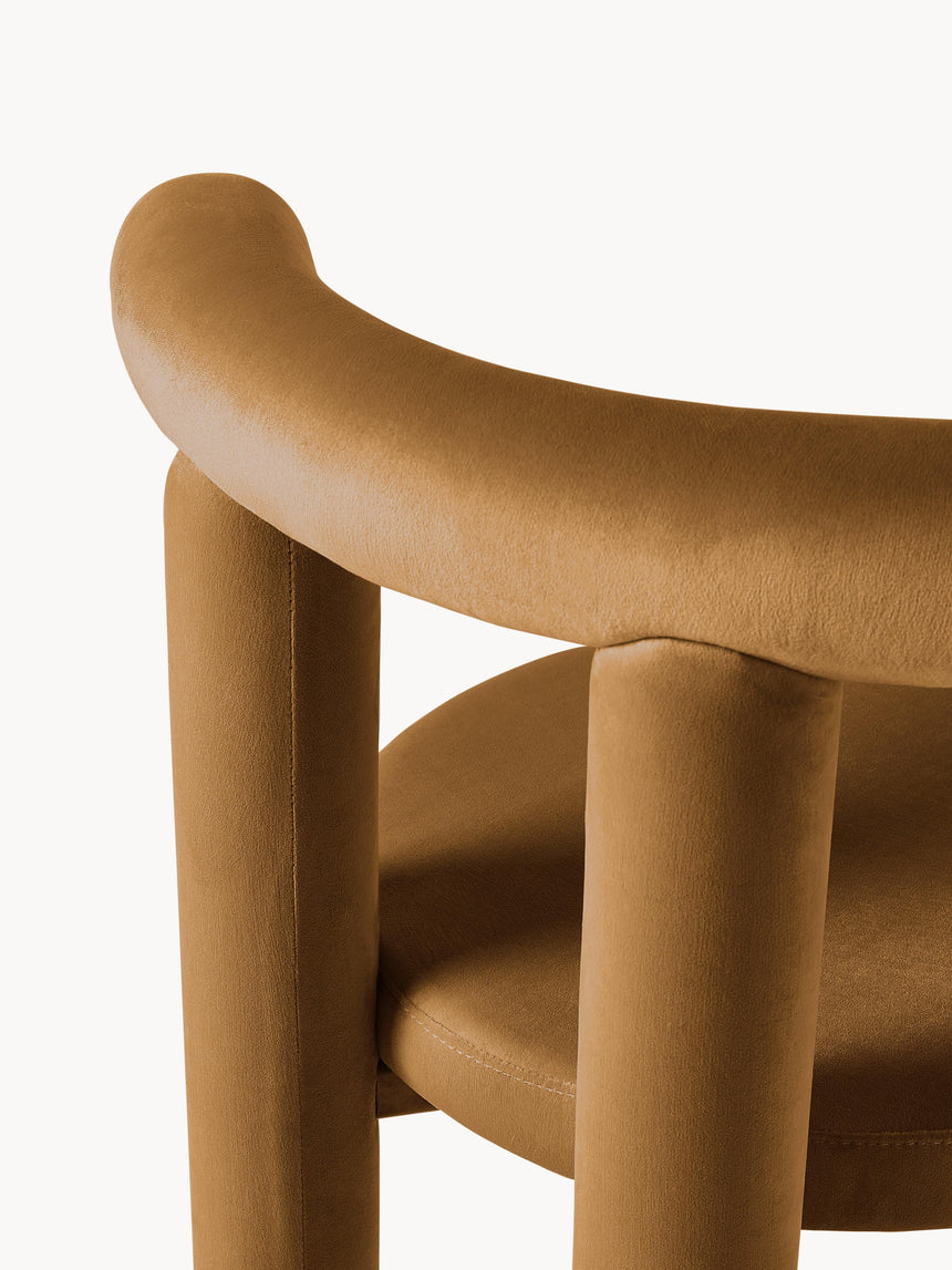 Clio Kumaş Sandalye Kahve