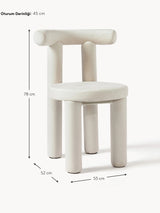 Clio Kumaş Sandalye Krem