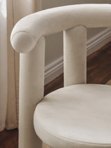 Clio Kumaş Sandalye Krem