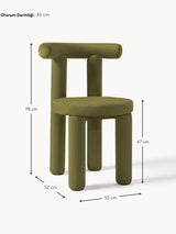 Clio Kumaş Sandalye Zeytin Yeşili