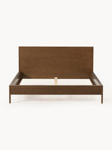 Corner Çift Kişilik Ahşap Karyola Ceviz