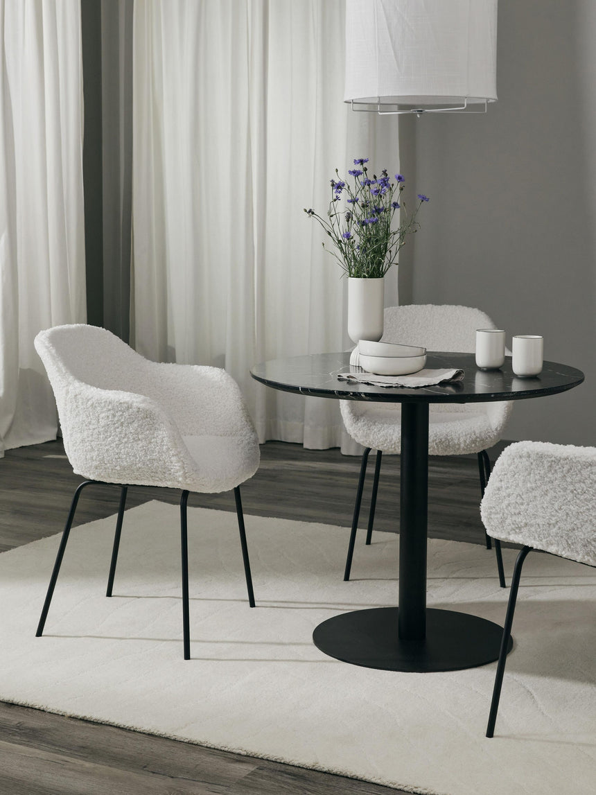 Crea Metal Sandalye Krem Teddy