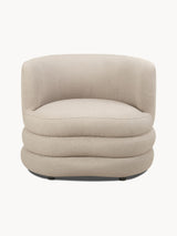 Daisy Puf Tekli Koltuk Açık Kum Beji Bukle