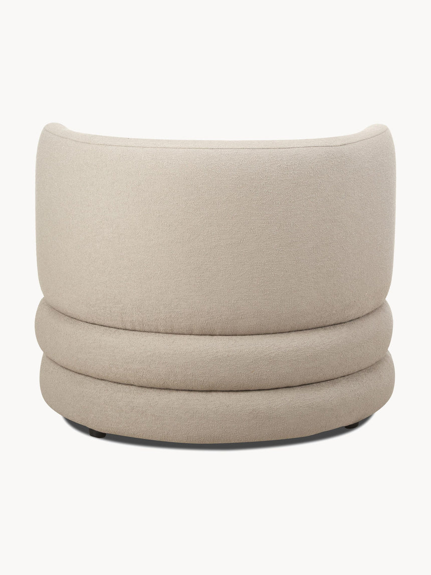 Daisy Puf Tekli Koltuk Açık Kum Beji Bukle