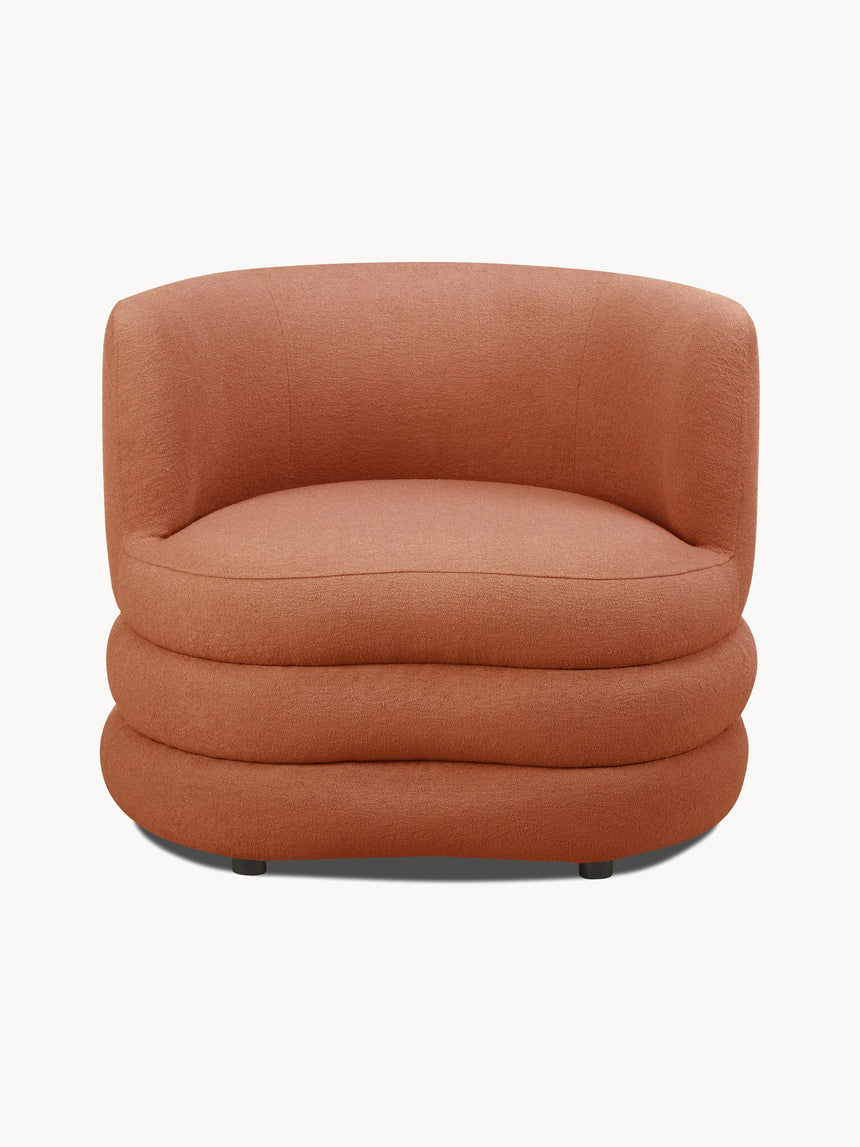 Daisy Puf Tekli Koltuk Kiremit Bukle