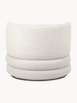 Daisy Puf Tekli Koltuk Kırık Beyaz Bukle