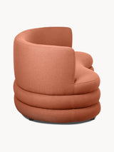 Daisy Puf Üçlü Koltuk Kiremit Bukle