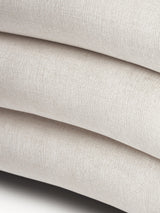 Daisy Puf Üçlü Koltuk Kırık Beyaz