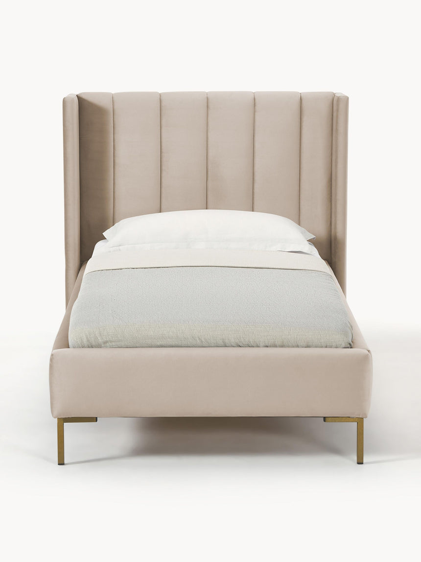 Dart Tek Kişilik Karyola Boz Kahverengi