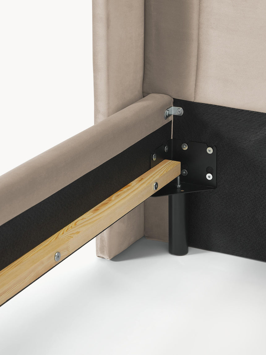 Dart Tek Kişilik Karyola Boz Kahverengi