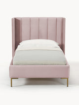 Dart Tek Kişilik Karyola Lale Mor