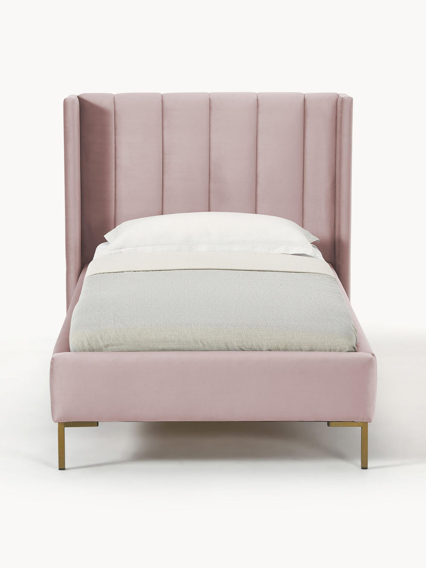 Dart Tek Kişilik Karyola Lale Mor