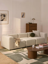 Deko Dörtlü Koltuk Açık Bej Bukle