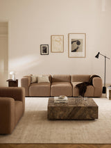 Deko Dörtlü Koltuk Bej Bukle