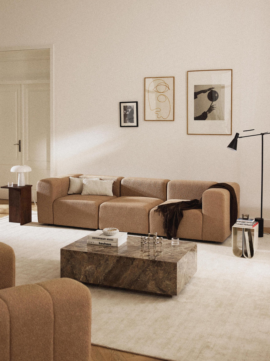 Deko Dörtlü Koltuk Bej Bukle