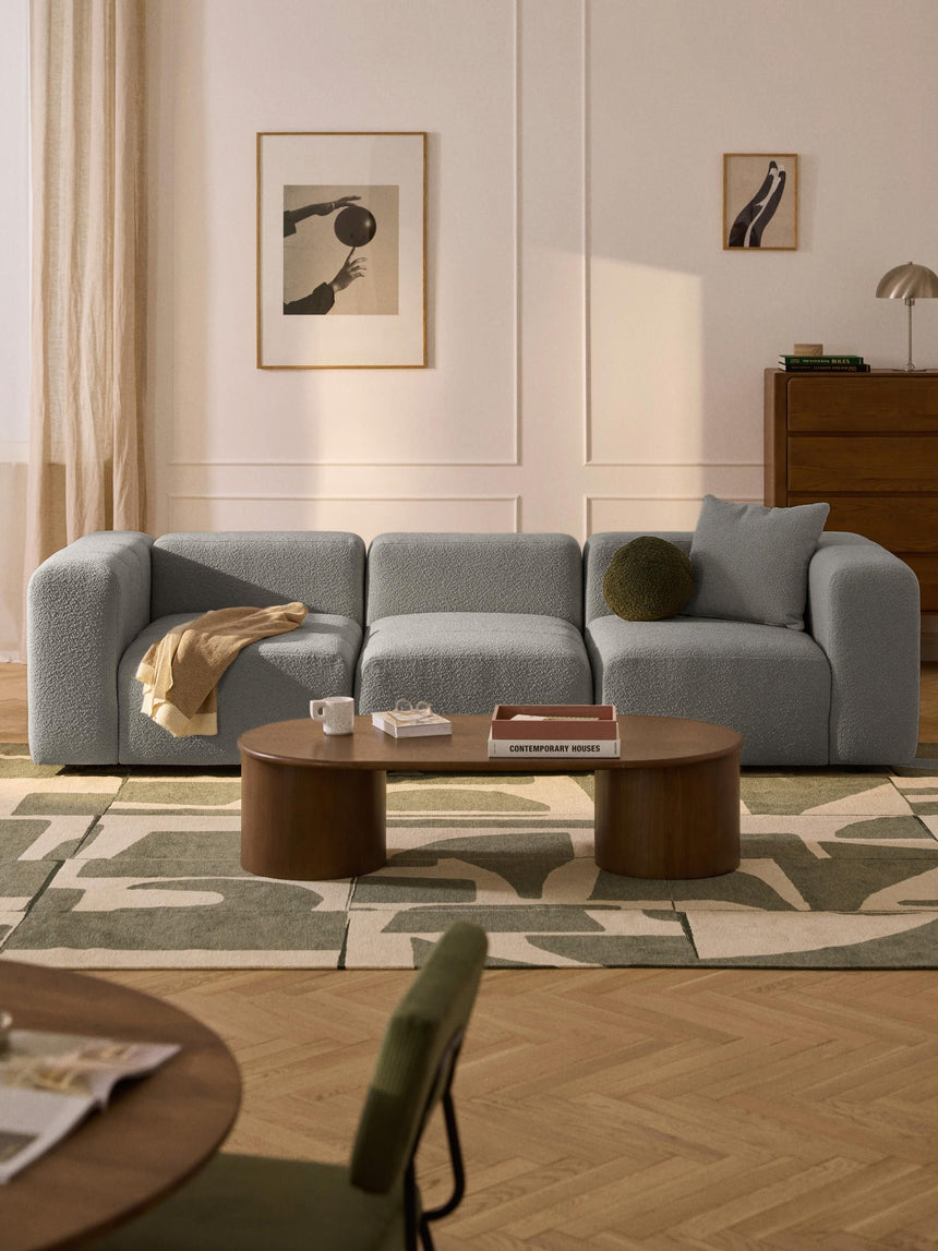 Deko Dörtlü Koltuk Gri Bukle