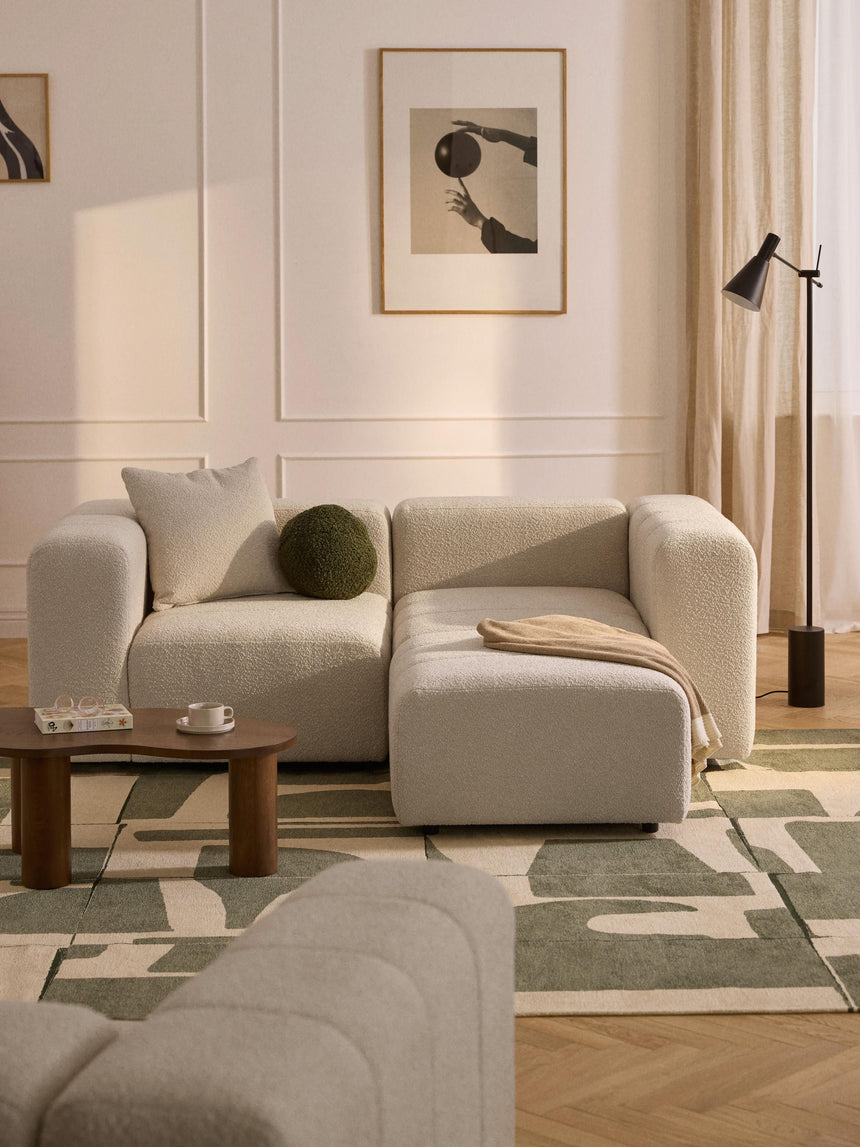 Deko Köşe Koltuk Açık Bej Bukle