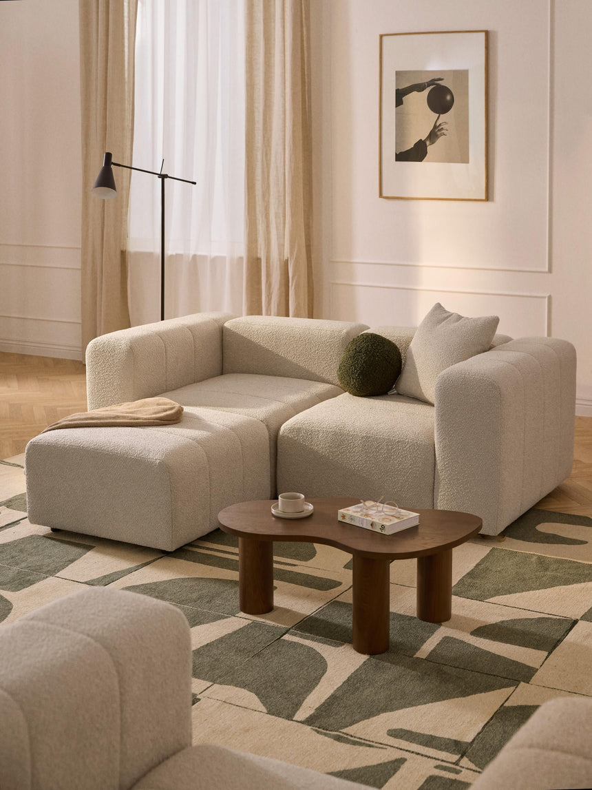 Deko Köşe Koltuk Açık Bej Bukle