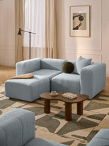 Deko Köşe Koltuk Açık Mavi Bukle