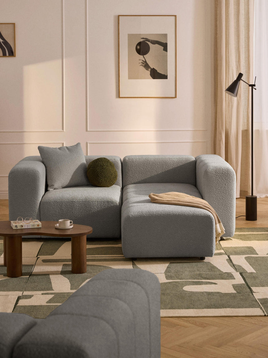 Deko Köşe Koltuk Gri Bukle