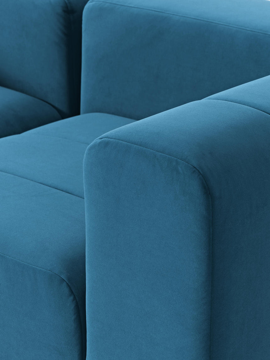 Deko Köşe Koltuk Petrol Mavisi