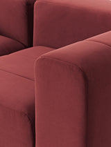 Deko Köşe Koltuk Şarap Kırmızısı