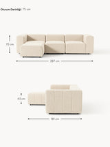 Deko Plus Köşe Koltuk Açık Bej Bukle