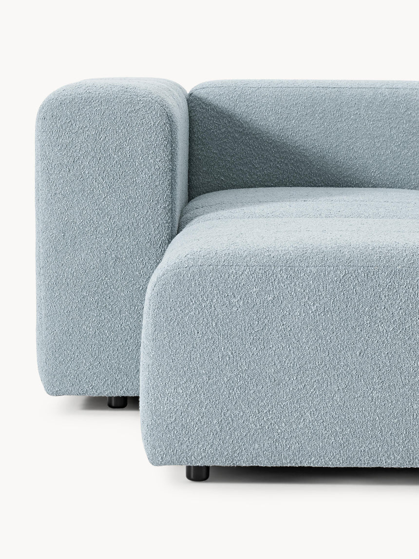 Deko Plus Köşe Koltuk Açık Mavi Bukle