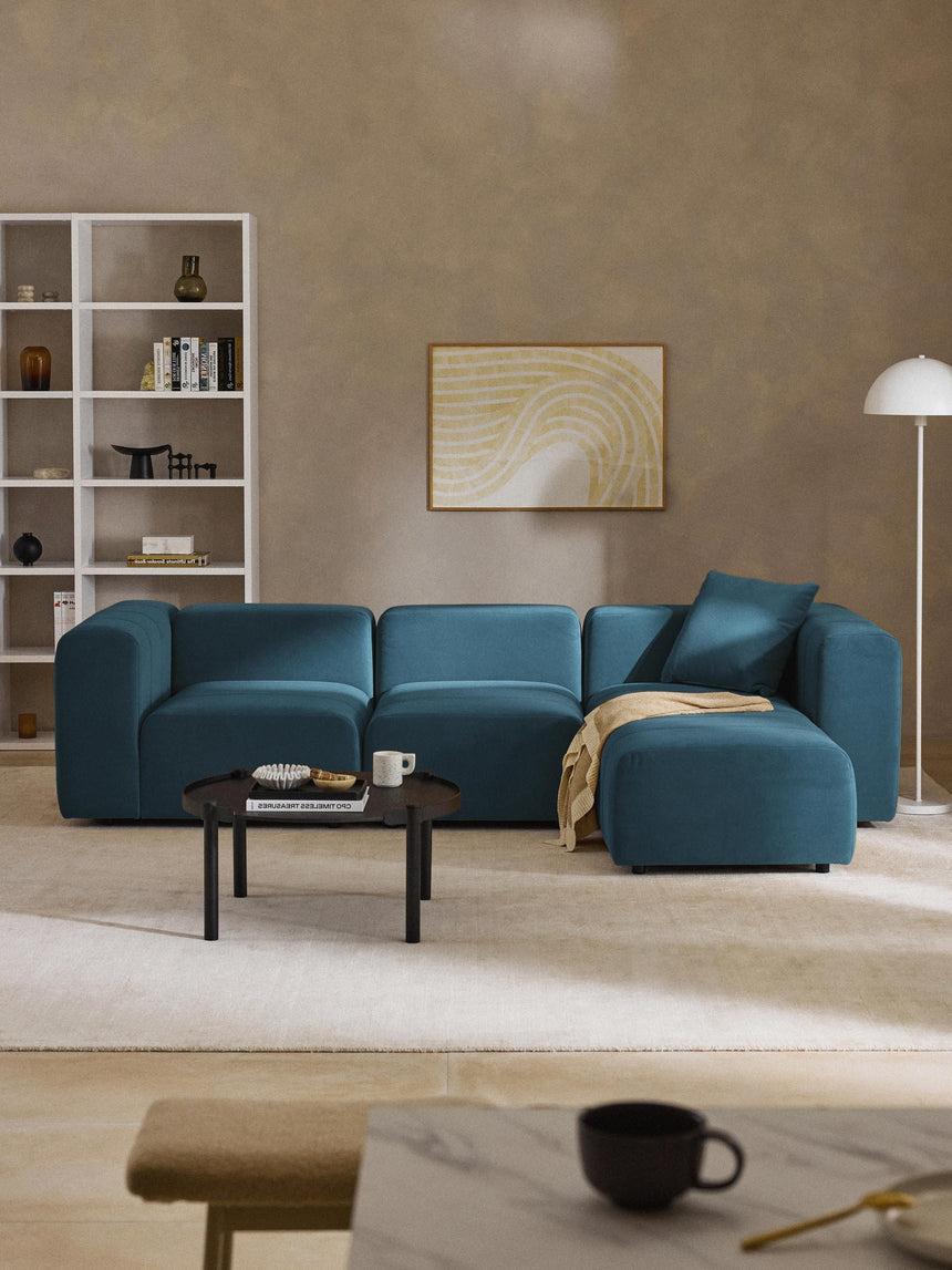 Deko Plus Köşe Koltuk Petrol Mavisi