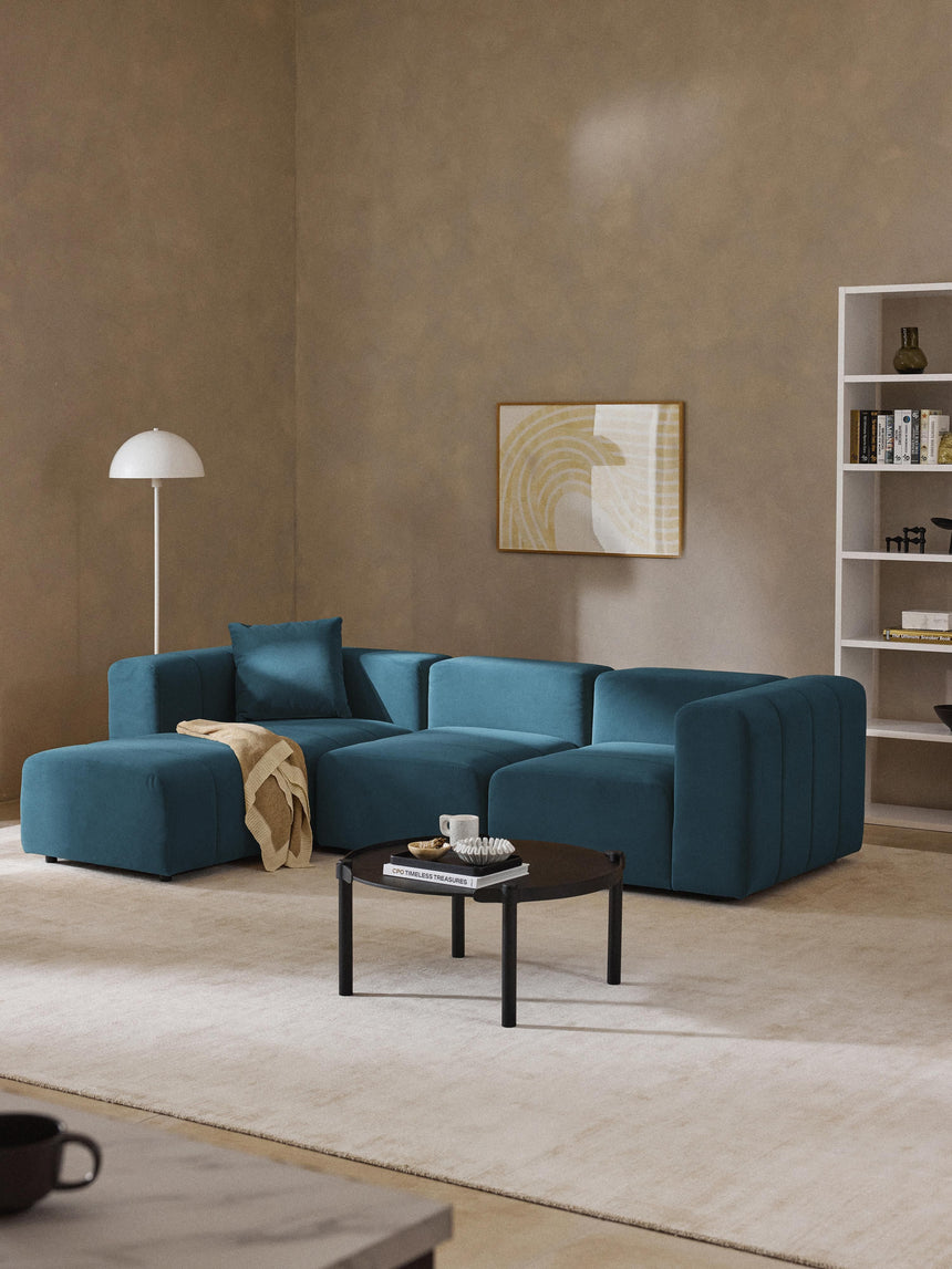 Deko Plus Köşe Koltuk Petrol Mavisi