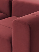 Deko Plus Köşe Koltuk Şarap Kırmızısı