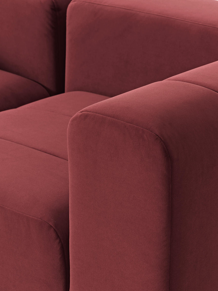 Deko Plus Köşe Koltuk Şarap Kırmızısı