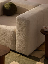 Deko Tekli Koltuk Açık Bej Bukle